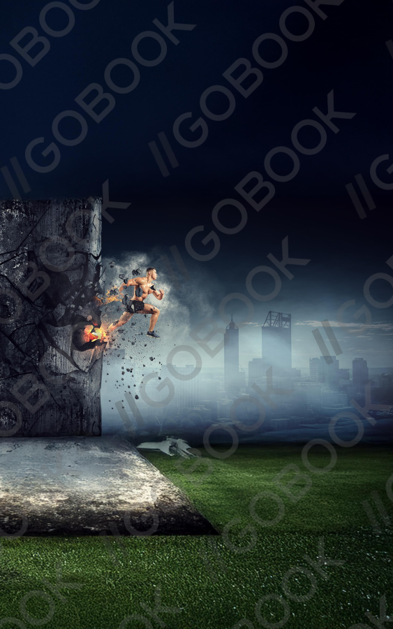 打破障礙的奔跑