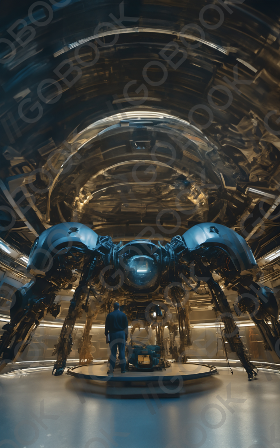 未來主義機械蜘蛛