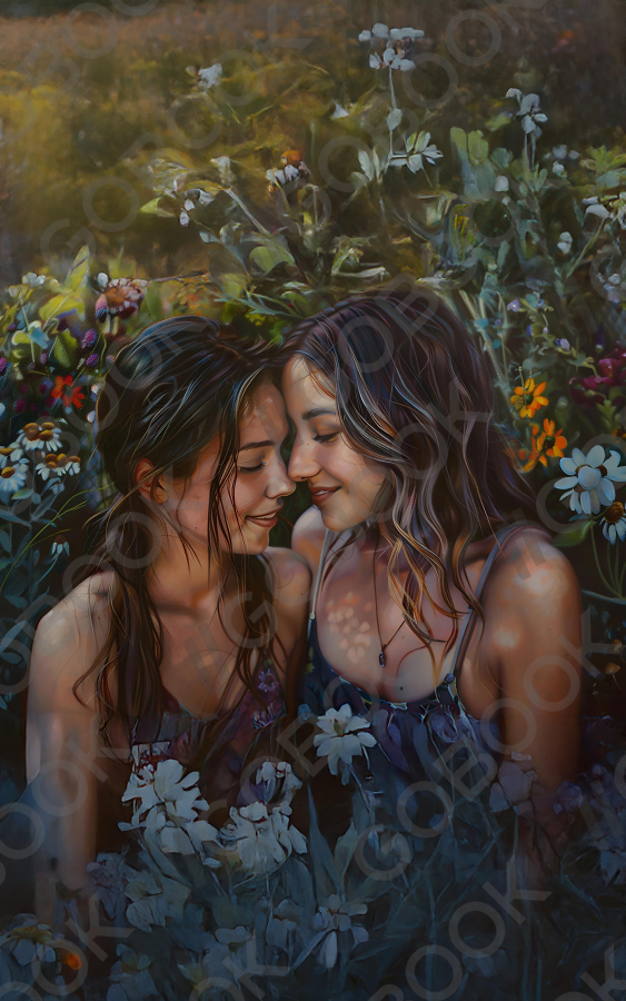 低語的花卉擁抱