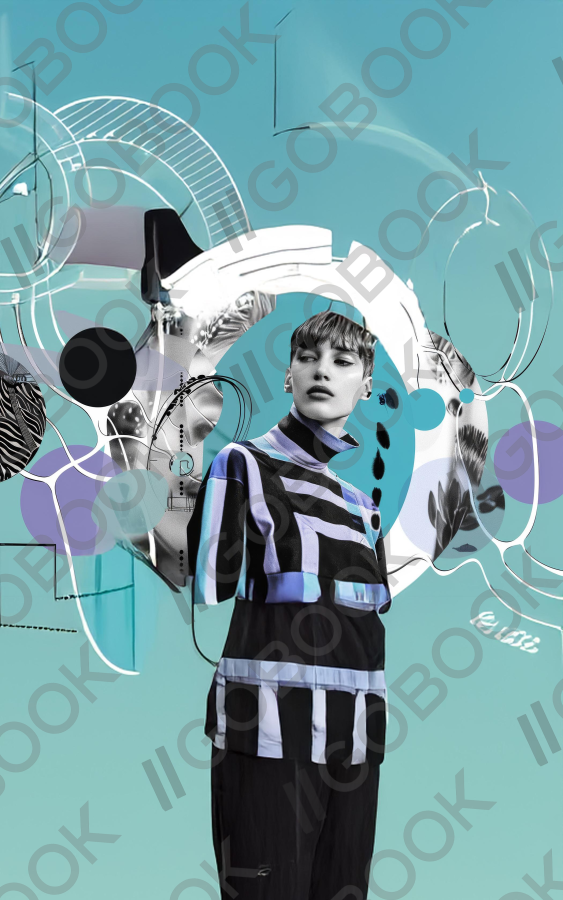 抽象未來主義肖像