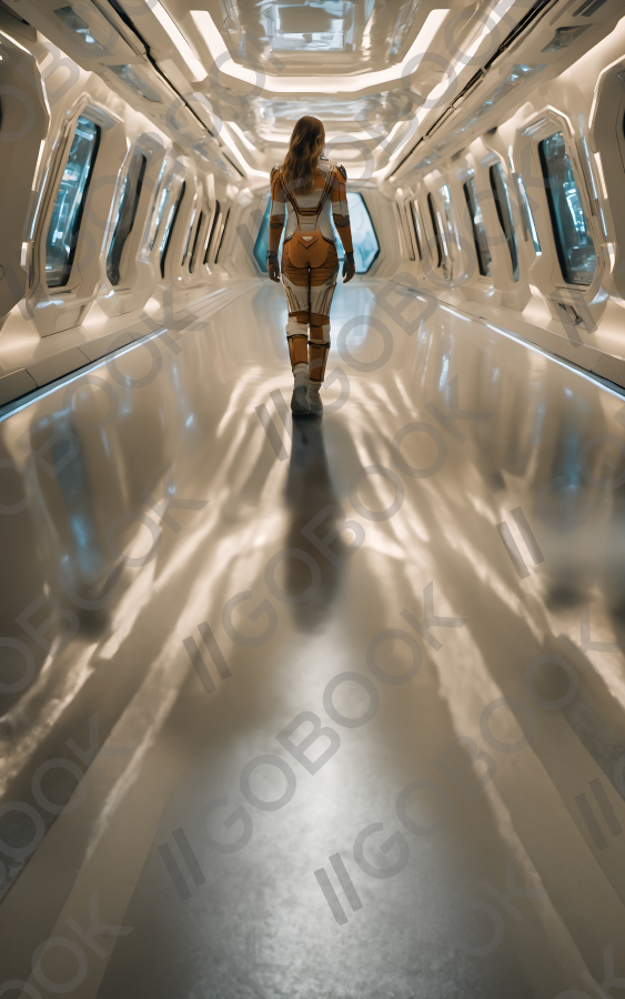 未來主義走廊漫步