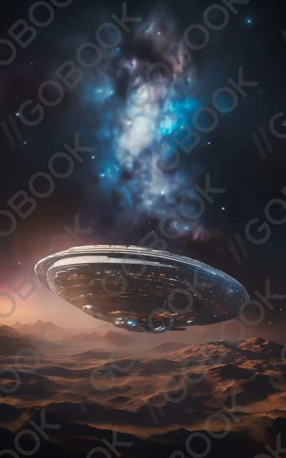 天際滑翔的飛船