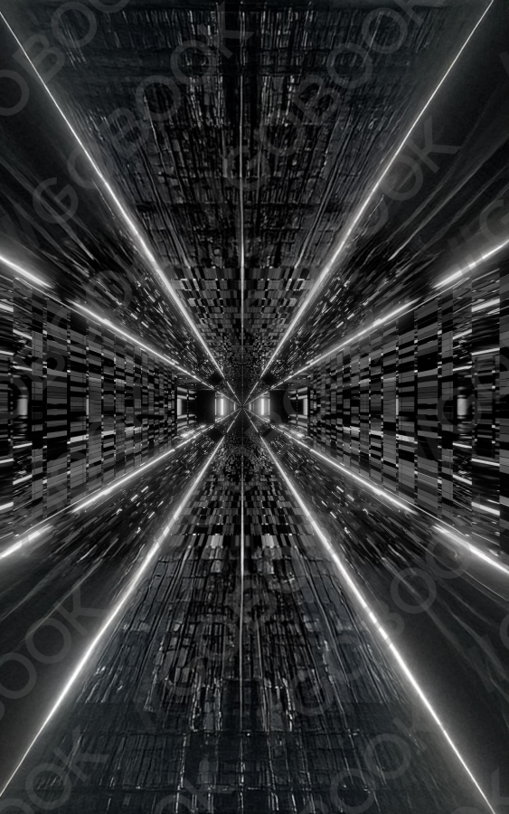 未來感霓虹隧道