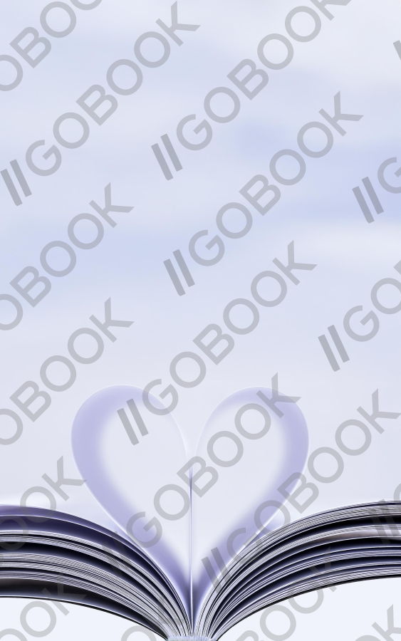 書本頁面愛心