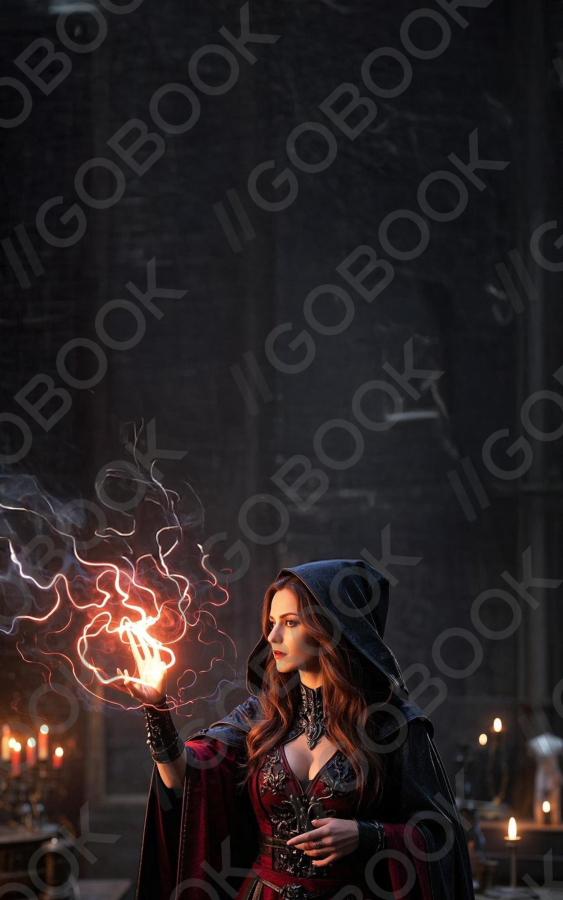 被施法的巫師之焰