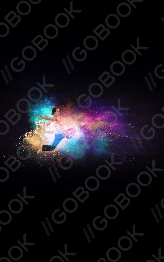 充滿活力的動態跳躍