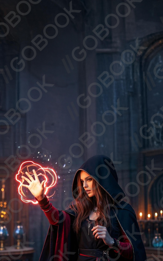 魔法師紅色火焰